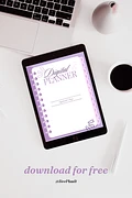 Purple Simple Digital Planner product image (1)