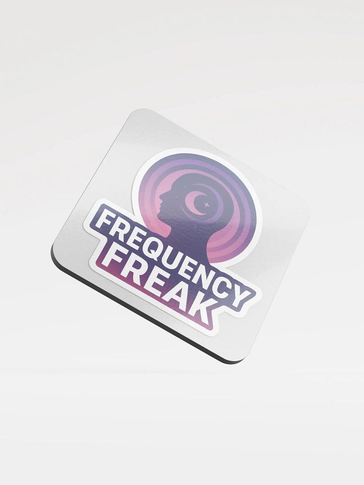 FREQUENCY FREAK — Vibe-Tuned Coaster product image (1)