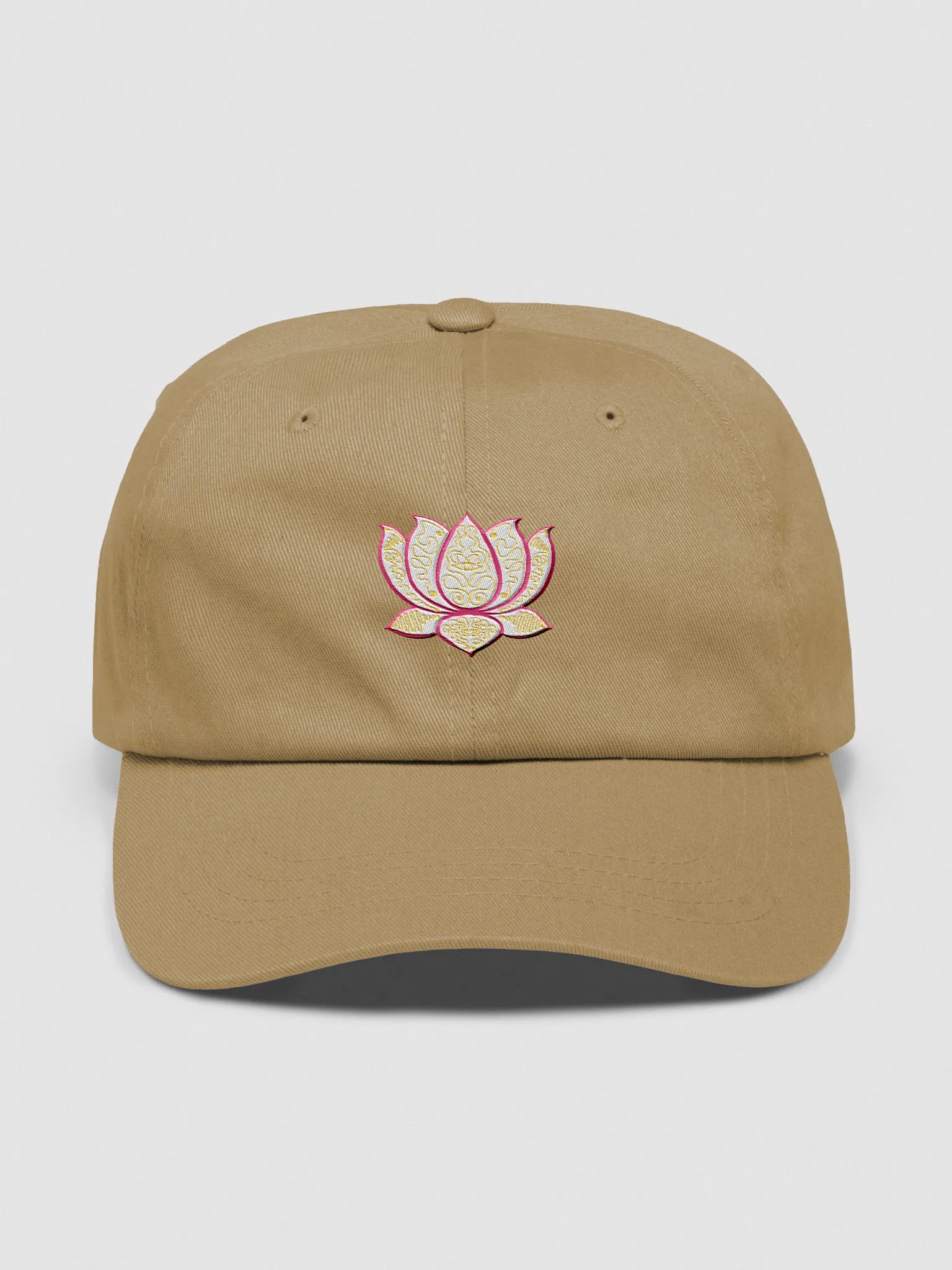 Golden Lotus Dad Hat product image (1)
