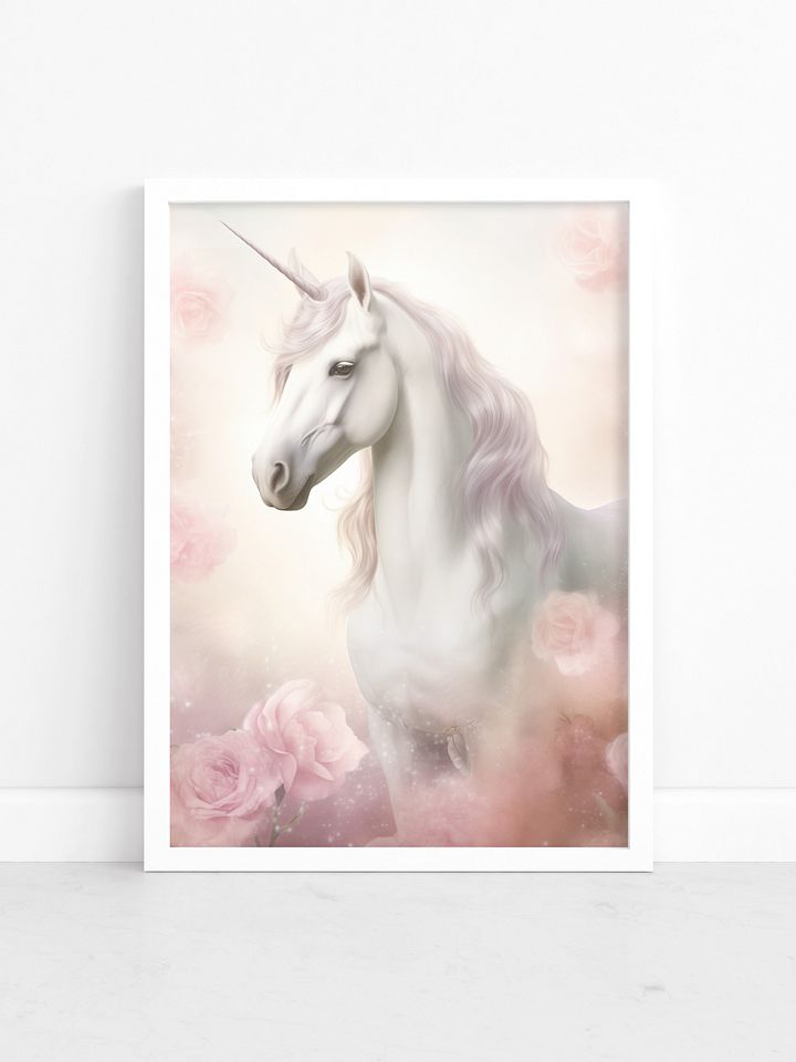 Unicorn Pastel Pink Print product image (1)