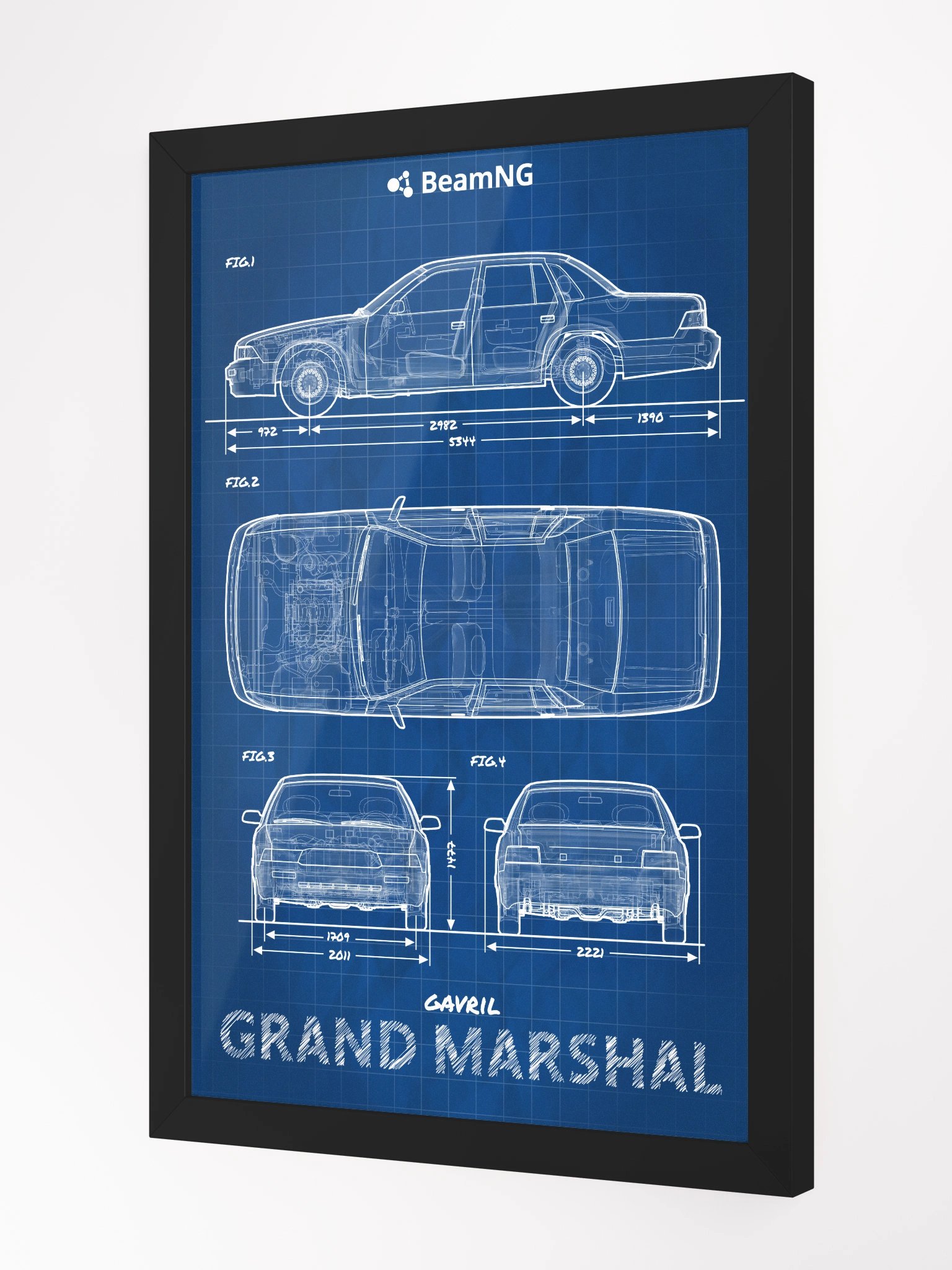Framed Poster: Gavril Grand Marshal Blueprint product image (3)