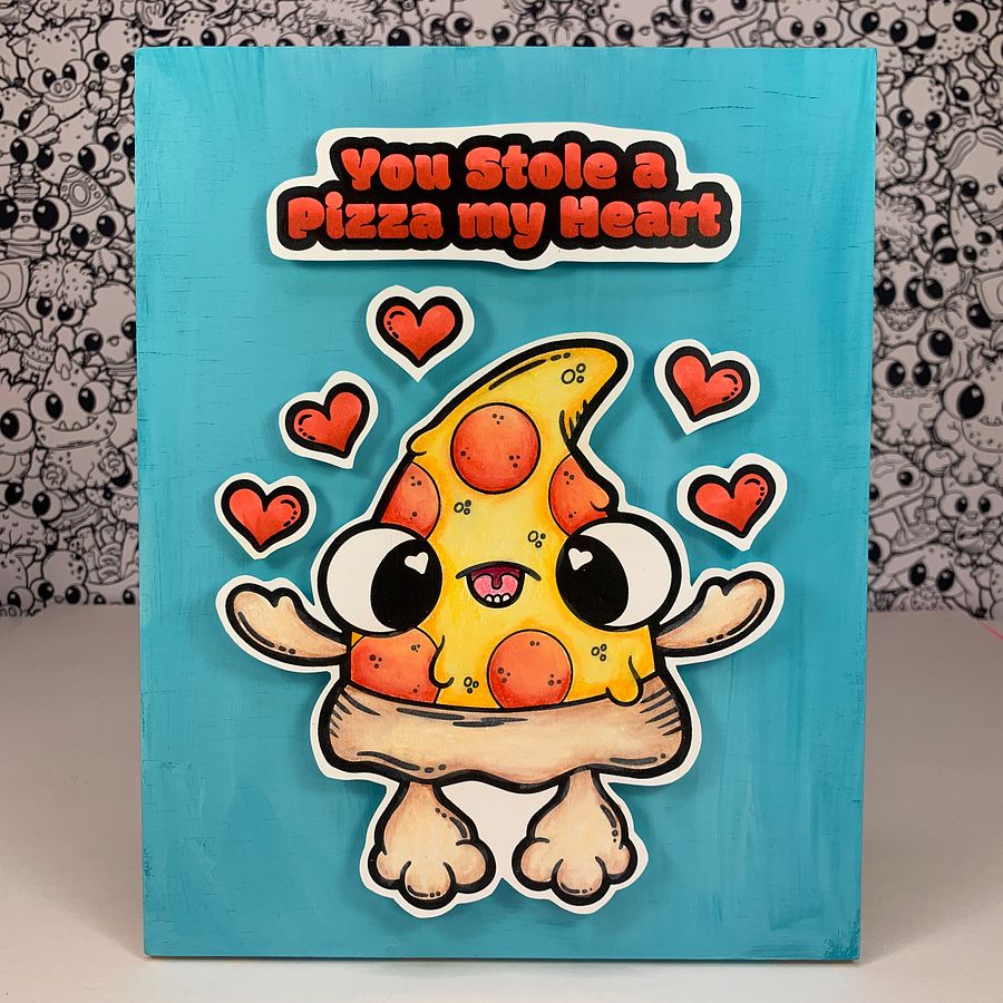 Pizza Valentine's Day Canvas product image (1)