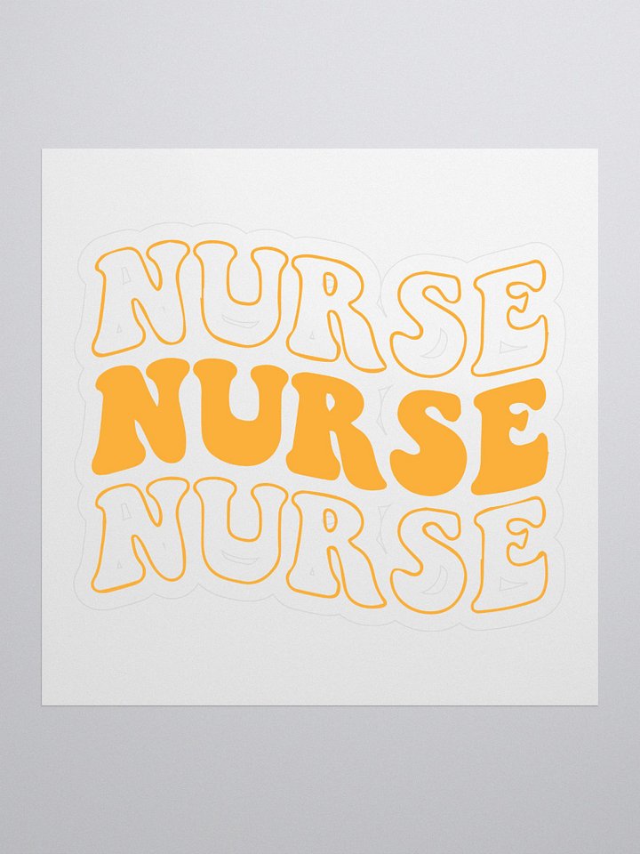 Bold Nurse Repeat Kiss-Cut Stickers product image (1)