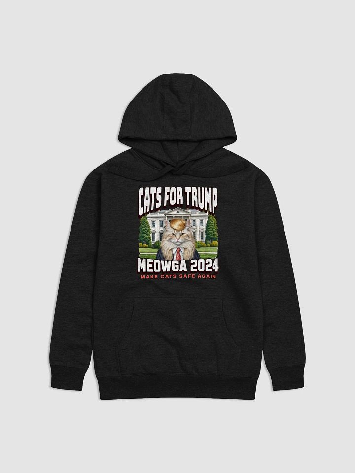 Cat Lover Election Sweatshirt, Patriotic Premium Hoodie, Cats for Trump, Make Cats Safe Again 2024 product image (5)