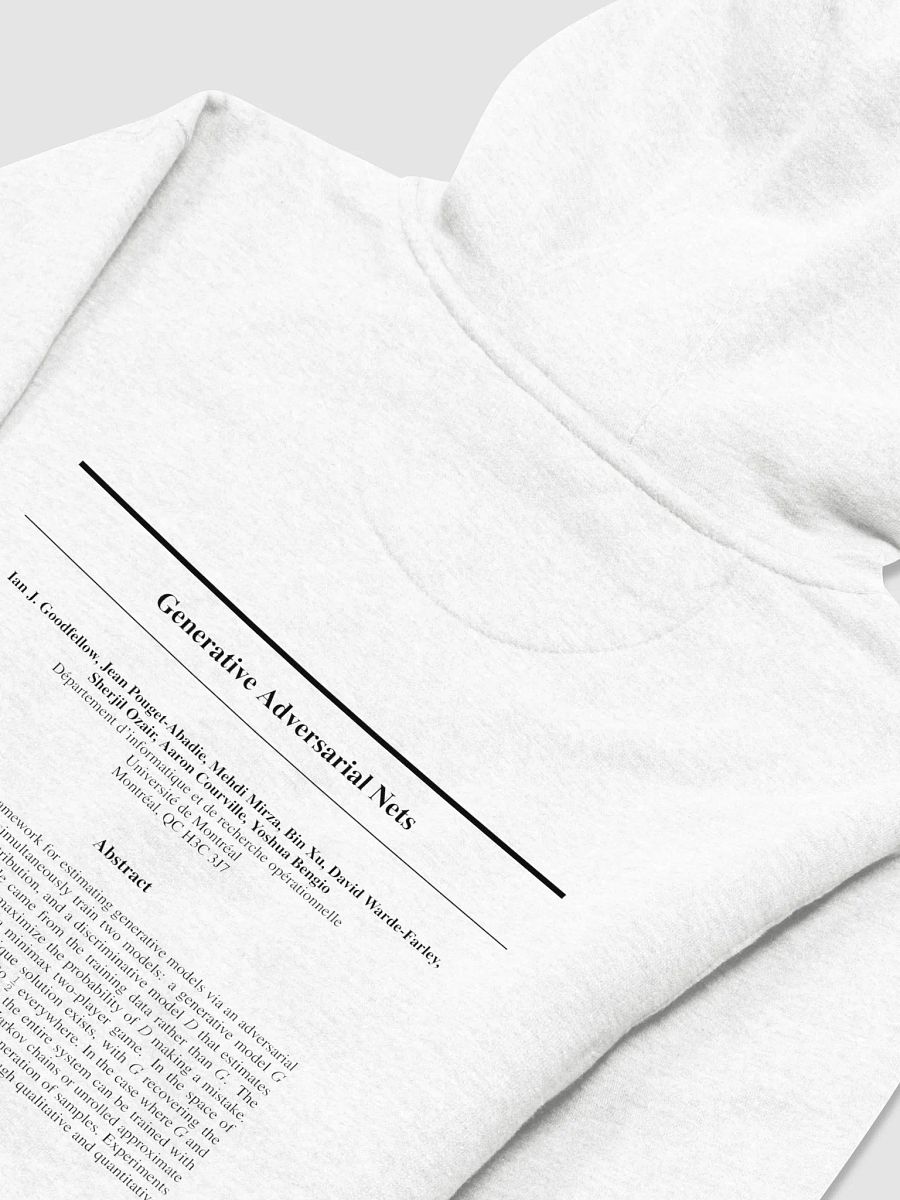 Generative Adversarial Nets Hoodie product image (16)