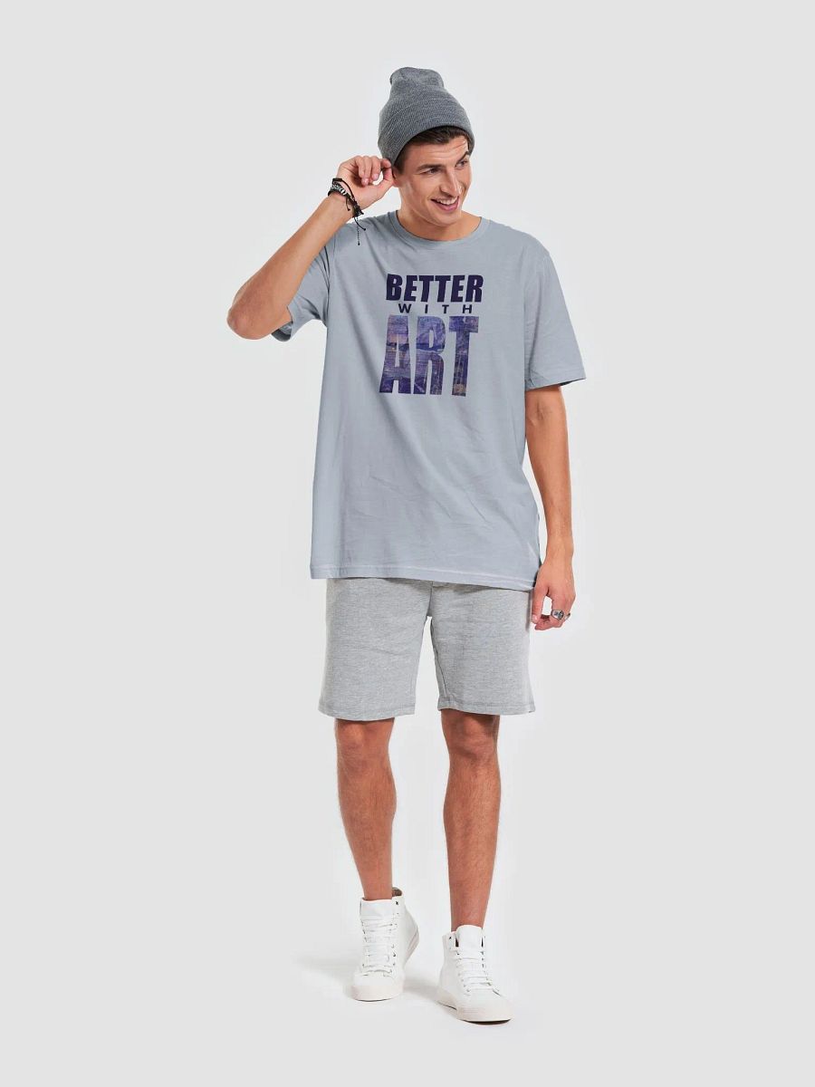 BETTER WITH ART indigo horizon tee product image (12)