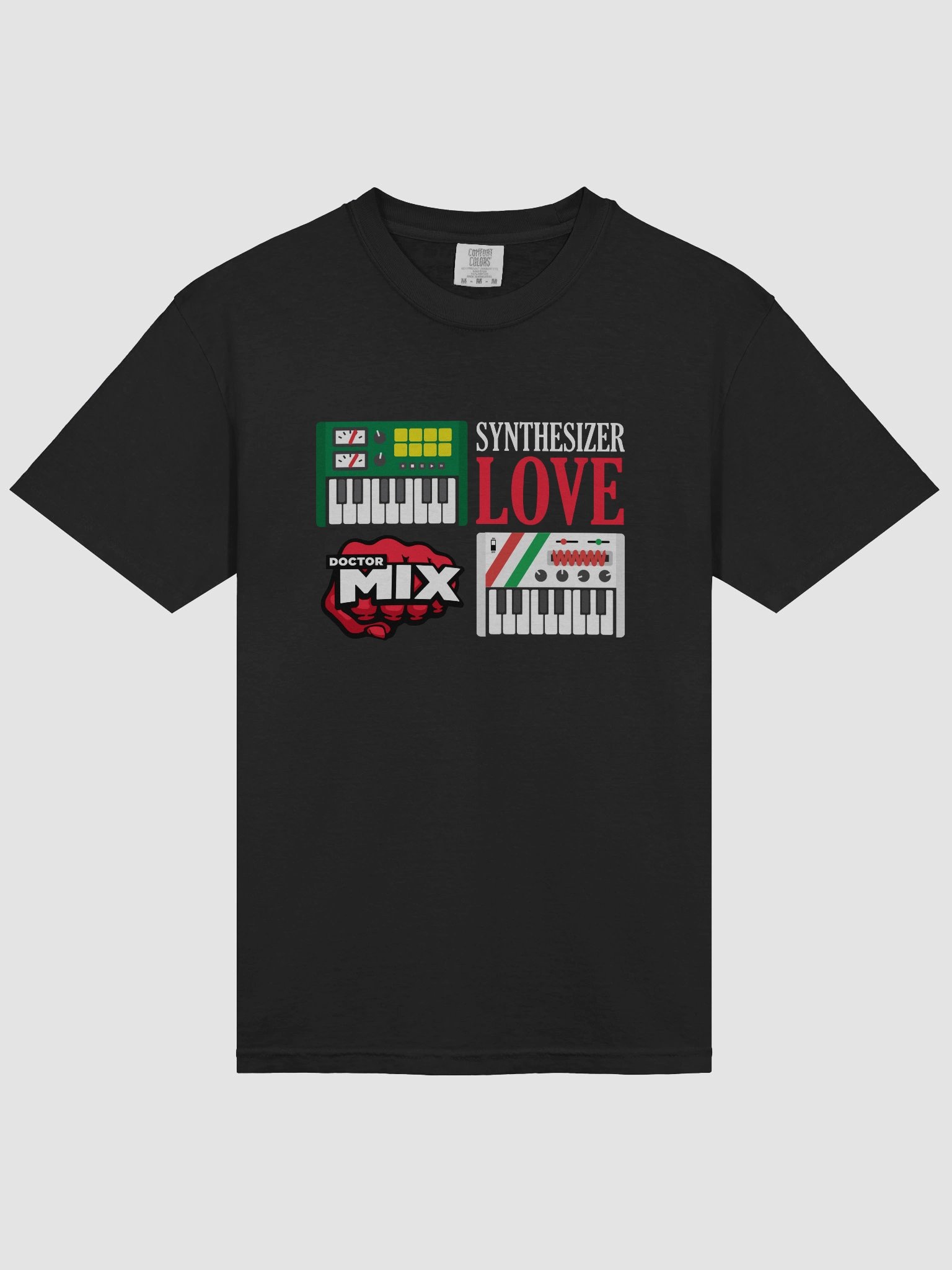 Synthesizer Love T-Shirt Round Neck (2 colours) product image (3)