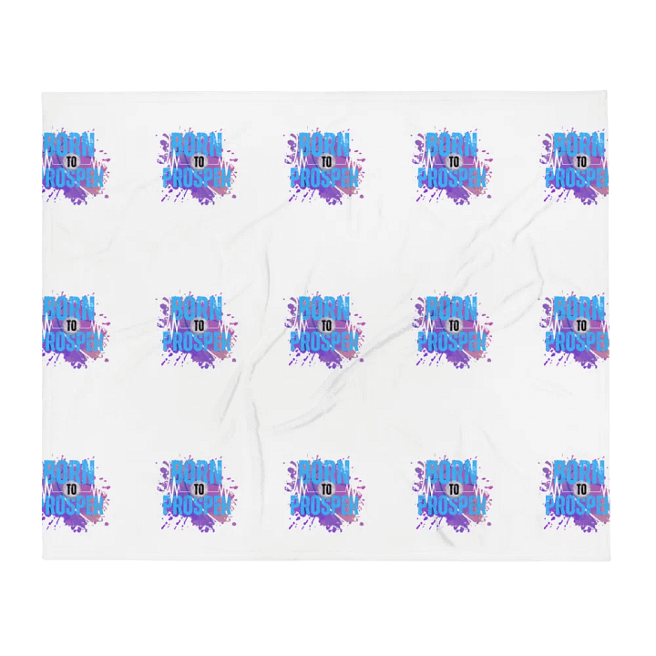 Born to Prosper Throw Blanket product image (2)
