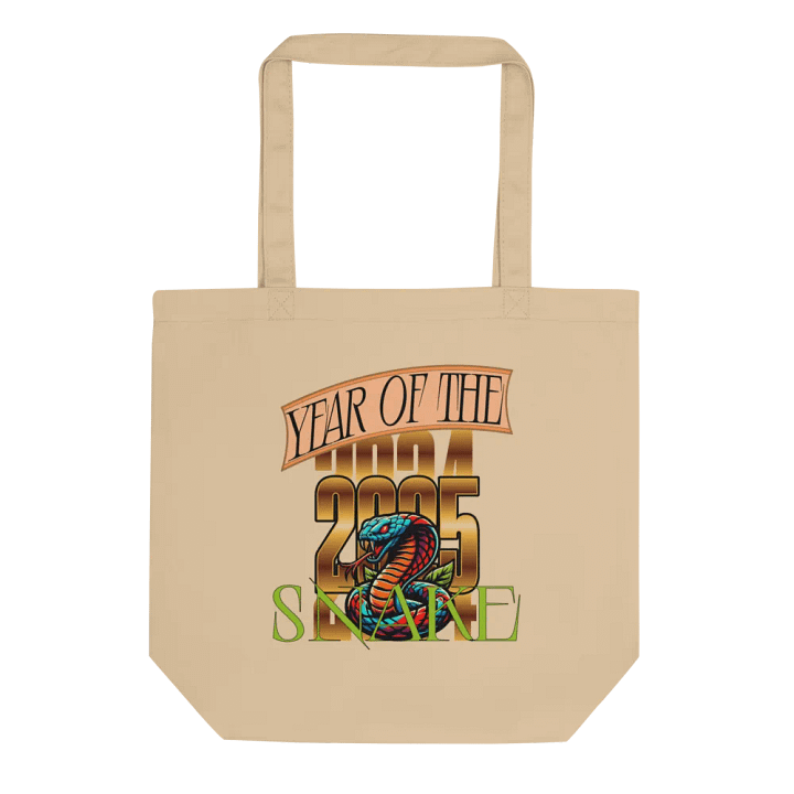 Year of the Snake 2025 Eco-Friendly Tote Bag product image (1)