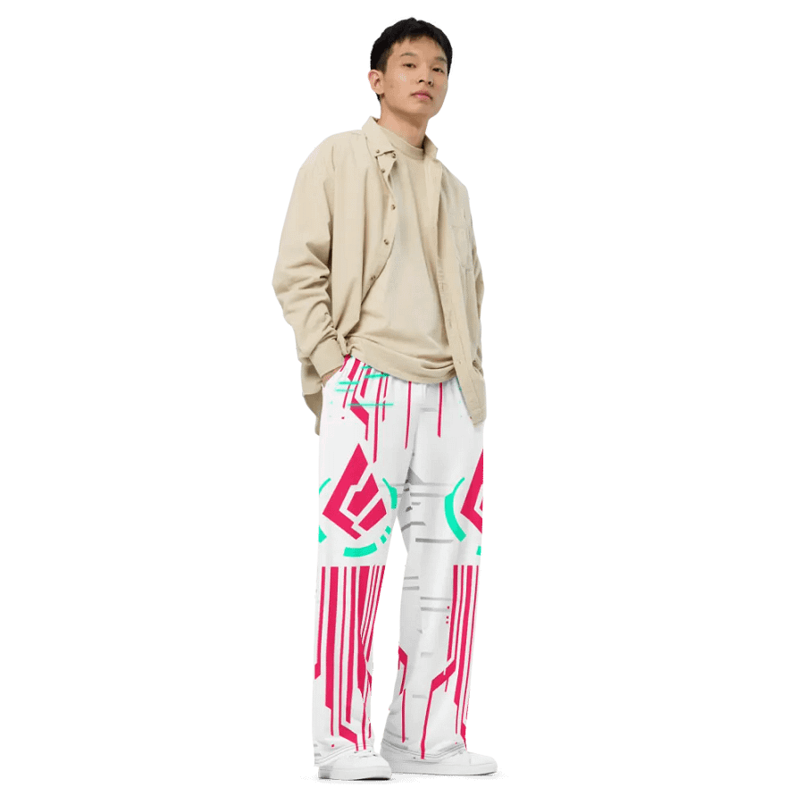 Cyberia Unisex Wide-Leg Pants product image (8)