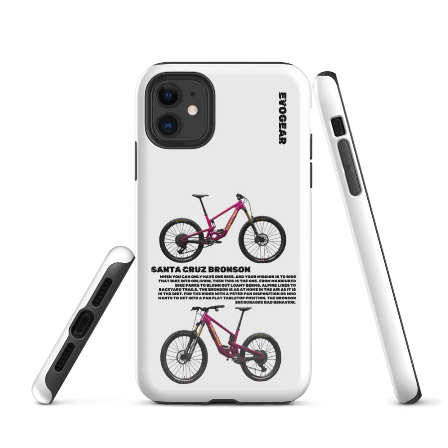 White Bronson iPhone Case product image (1)