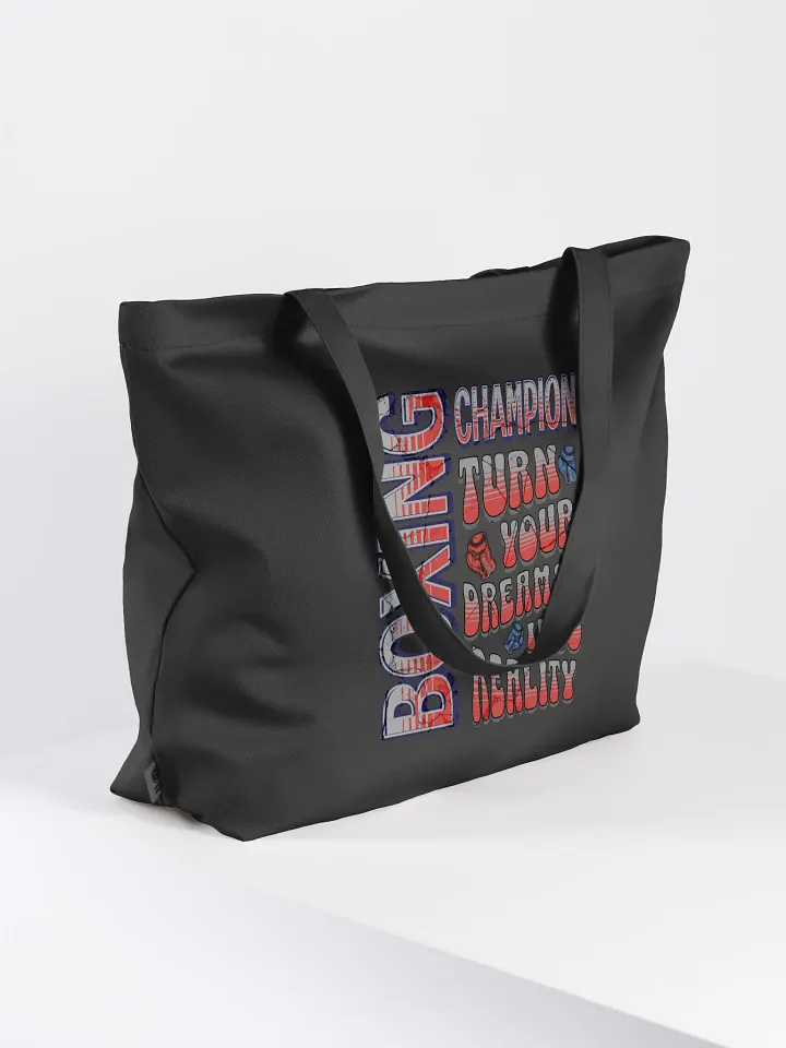 Boxing Champion Turn Your Dreams Into Reality Organic Tote Bag product image (1)