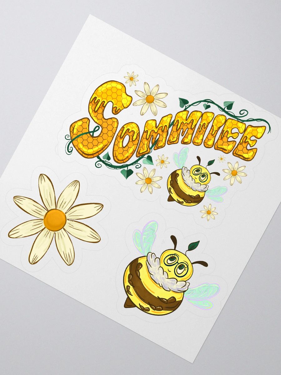 Honeybee Kiss Cut Sticker Set product image (2)