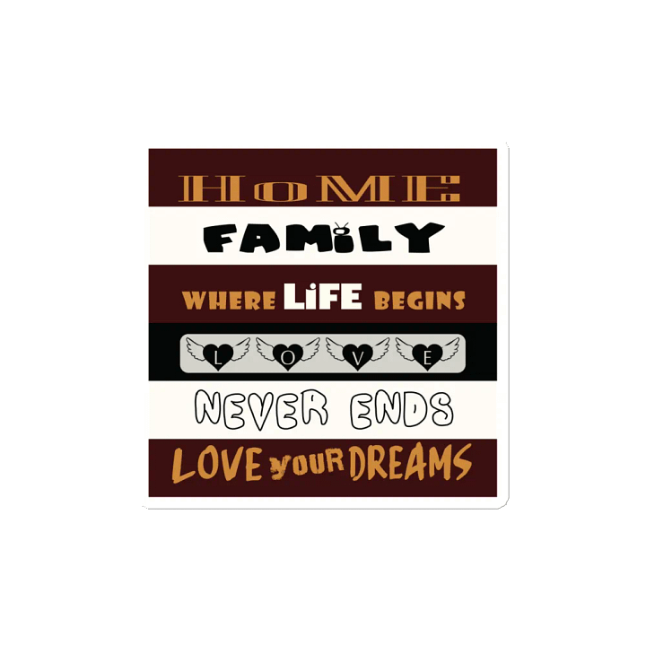 Love & Family Die-Cut Magnets product image (2)