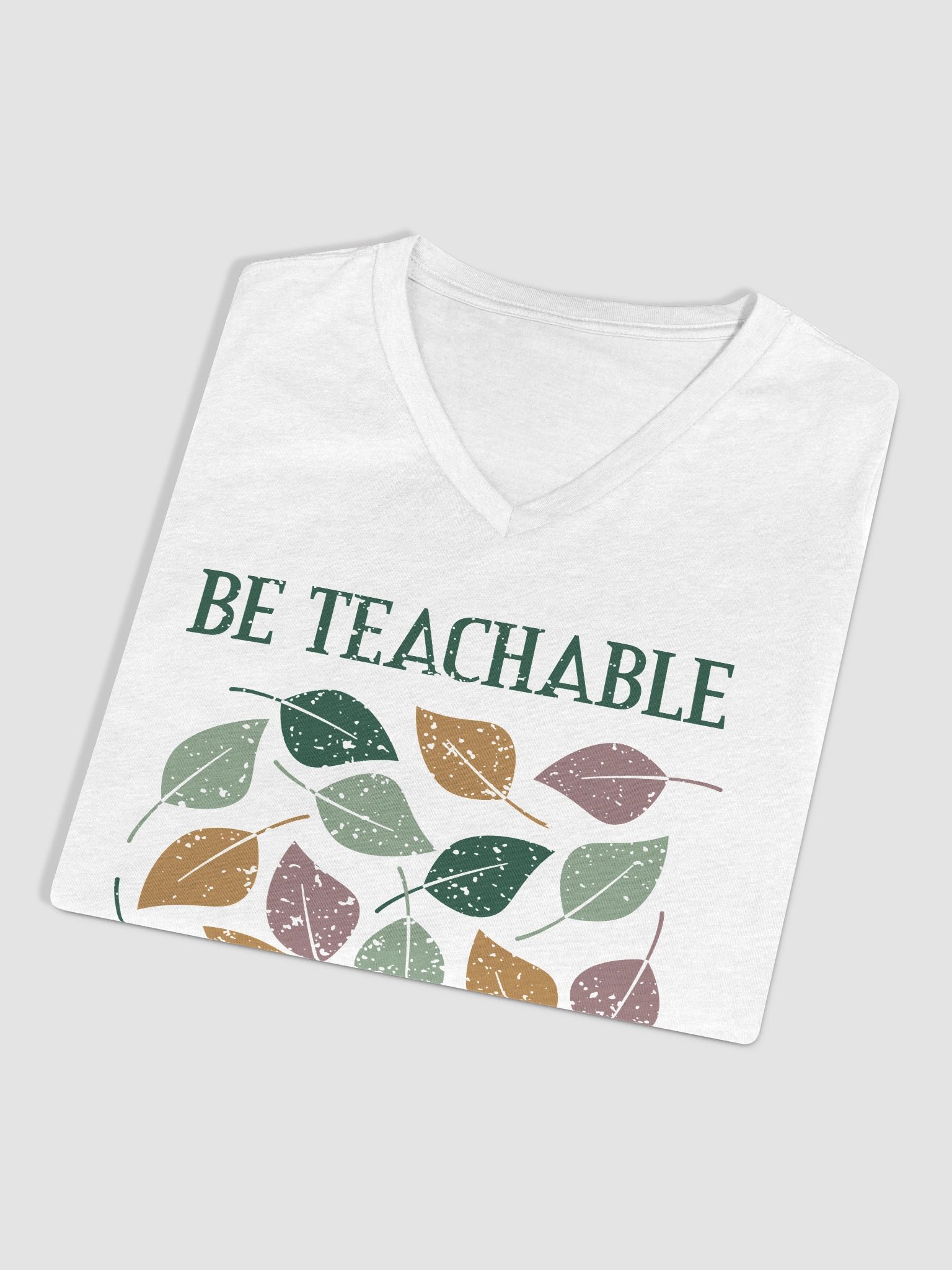 Be Teachable Women's Relaxed V-Neck Shirt product image (3)