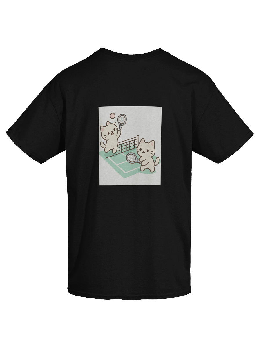 Cheerful Cat Tennis T-Shirt product image (53)