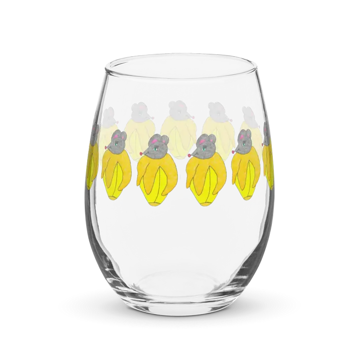 Banana mouse Stemless Wine Glass product image (2)