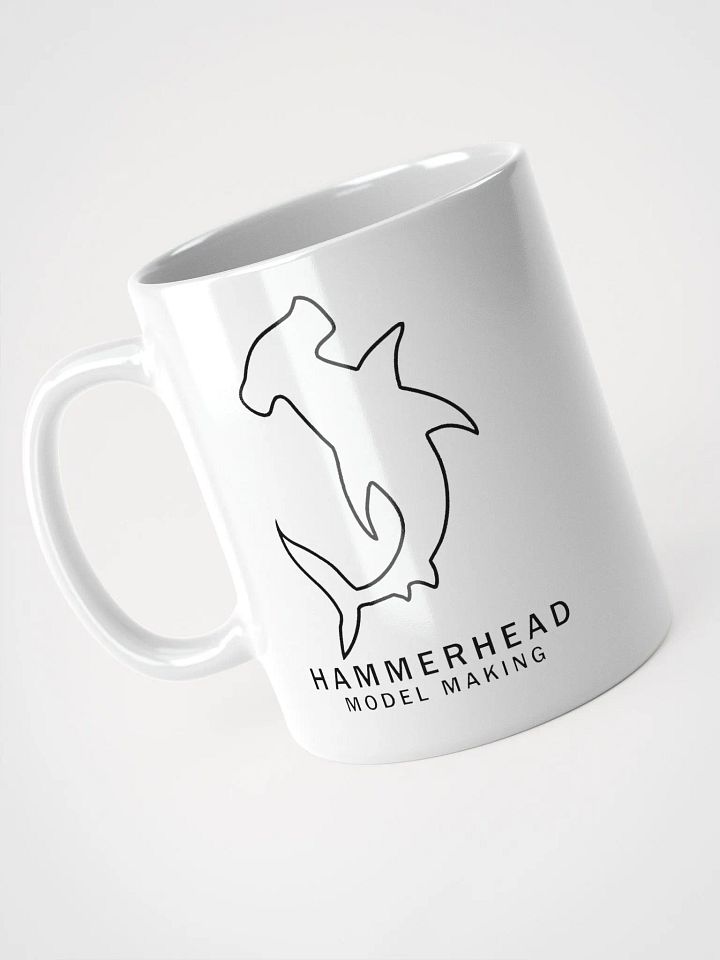 White Mug with Black Logo product image (1)