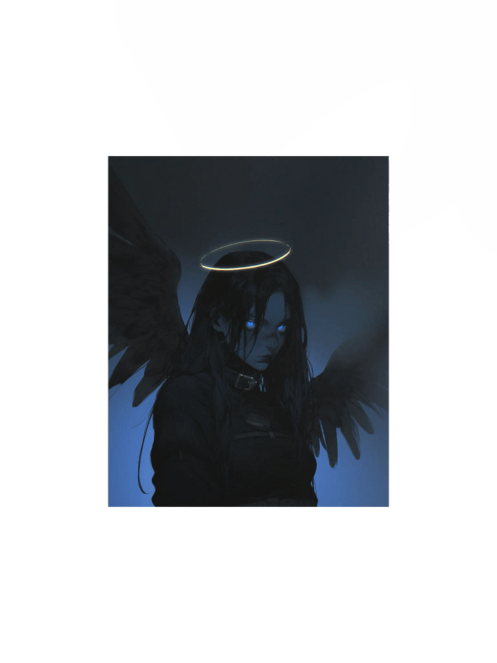 Gothic Angel Halo Poster product image (1)