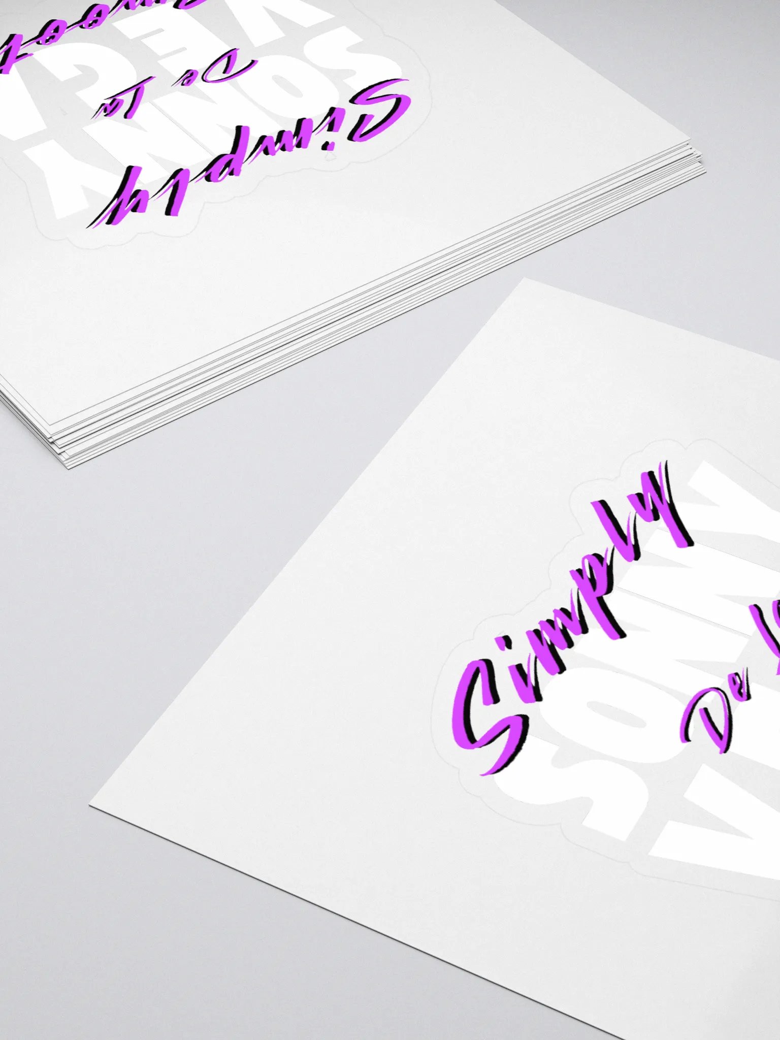Simply Smooth - Purple Sticker product image (4)
