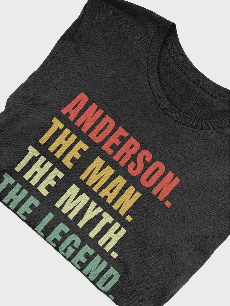 Anderson Man, Myth, Legend - Unisex T-shirt Bella Canvas 3001 product image (15)