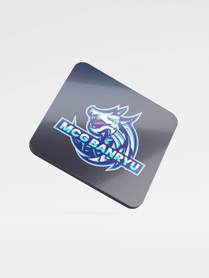 Dragon's Fury Glossed Cork Coaster product image (1)