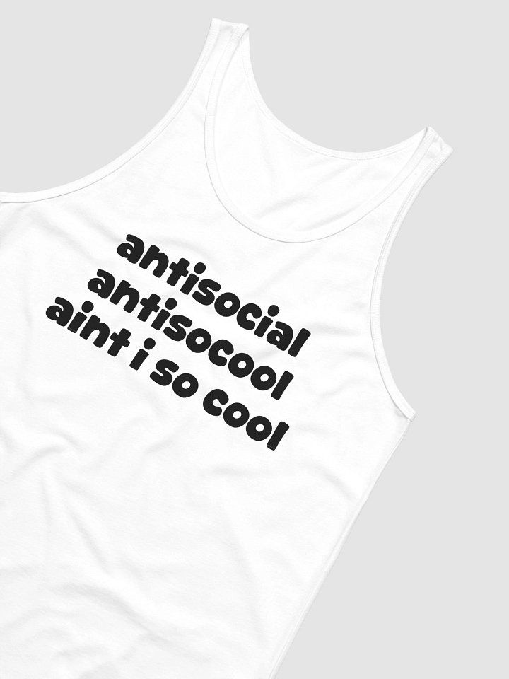 antisocial antisocool aint i so cool Jersey Tank product image (2)