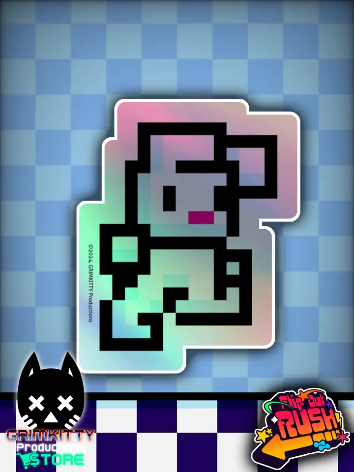 Flip Out Rush - Rush Rabbit Holo Sticker product image (1)