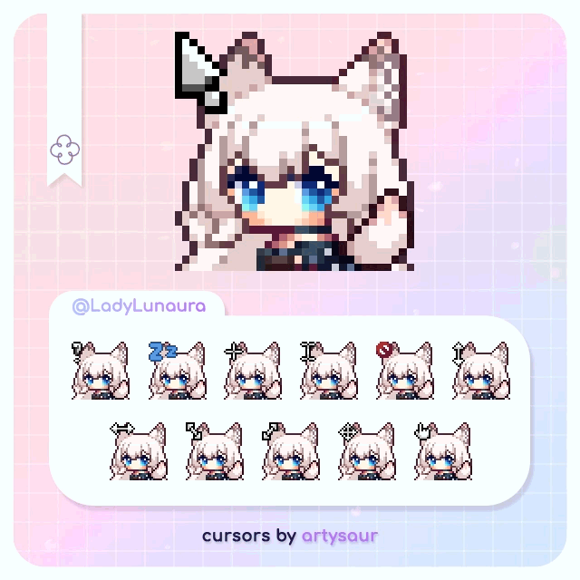 Lunaura Pixel Cursors product image (1)