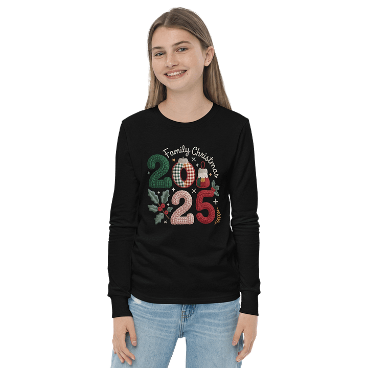 Family Christmas 2025 Kids Long Sleeve Graphic T-Shirt product image (2)