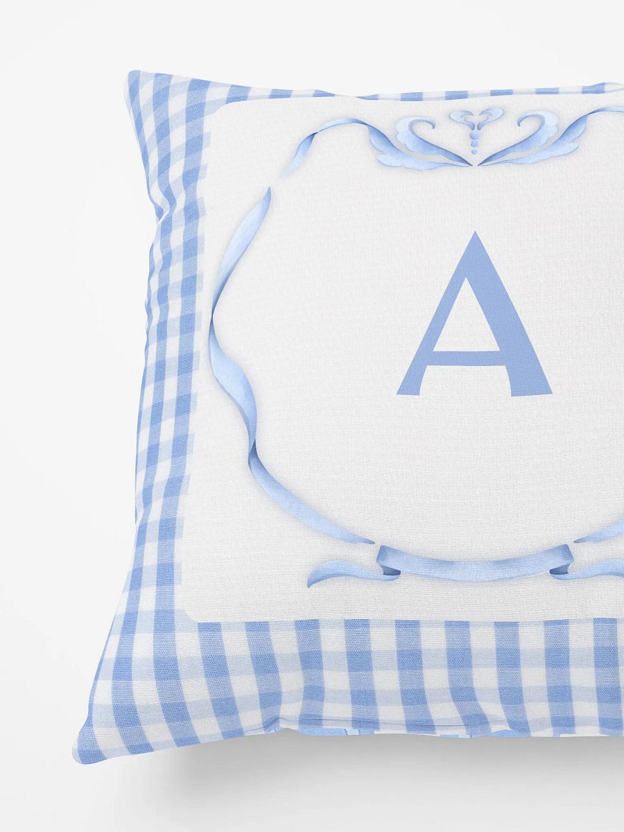 Blue Preppy Charm Pillow A product image (3)