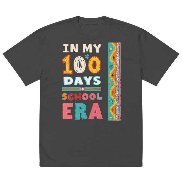 In My 100 Days of School Era Faded T-Shirt product image (2)