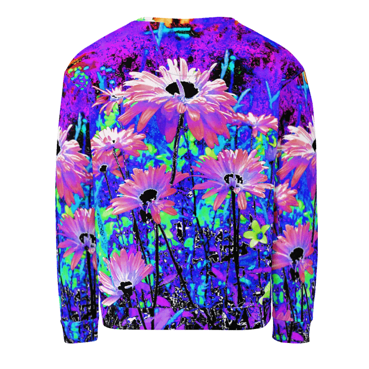 Abstract Surreal Daises in the Garden Unisex Sweatshirt product image (2)