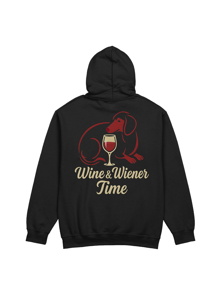 Wine & Wiener Time Dachshund Hoodie product image (4)