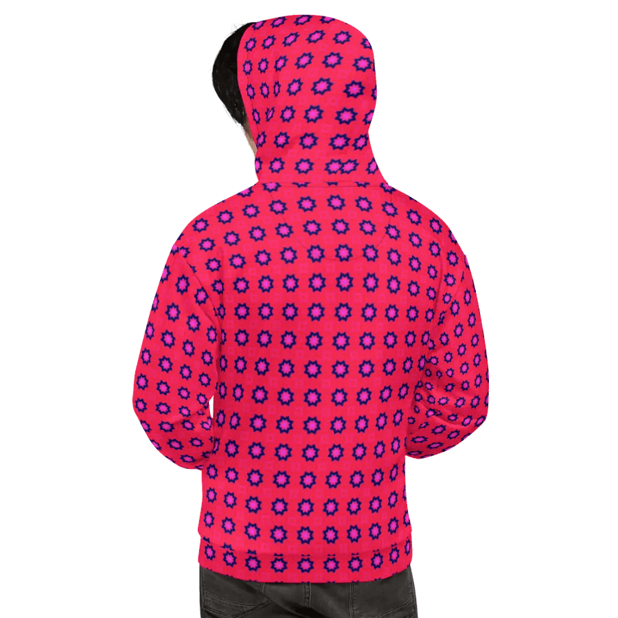 Abstract Red All Over Print Unisex Hoodie product image (6)