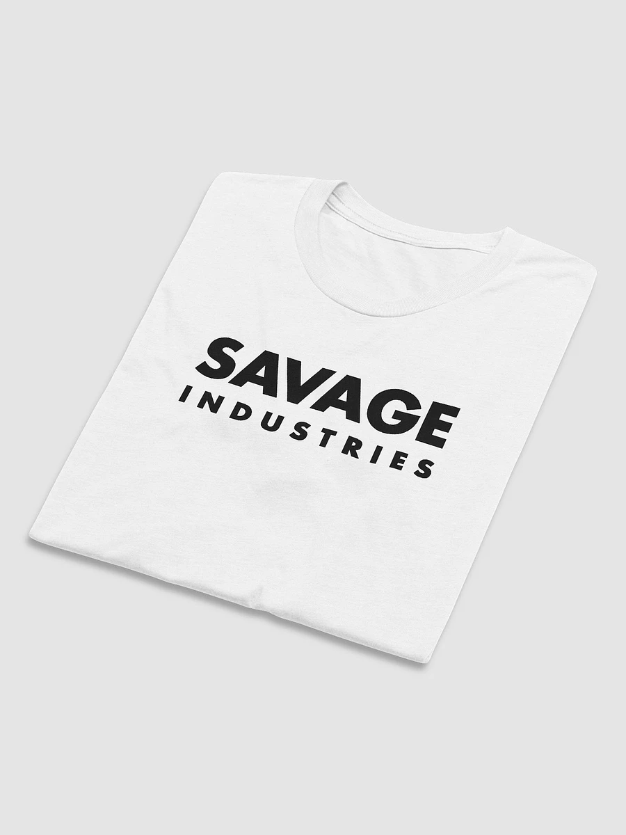 Savage Industries - Black logo (Tri-blend Tee) product image (6)