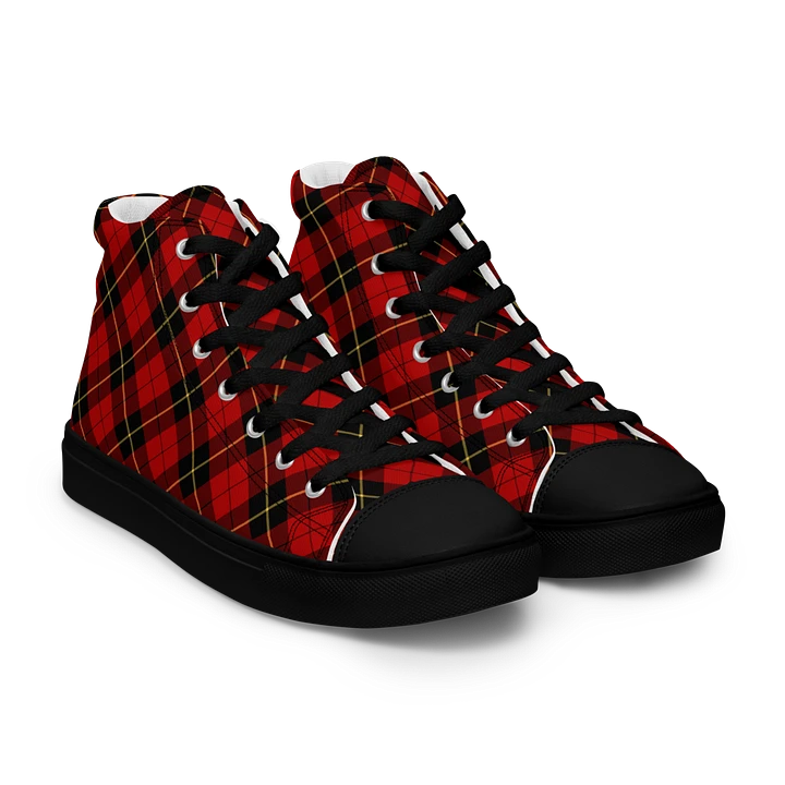 Wallace Tartan Men's High Top Shoes product image (1)