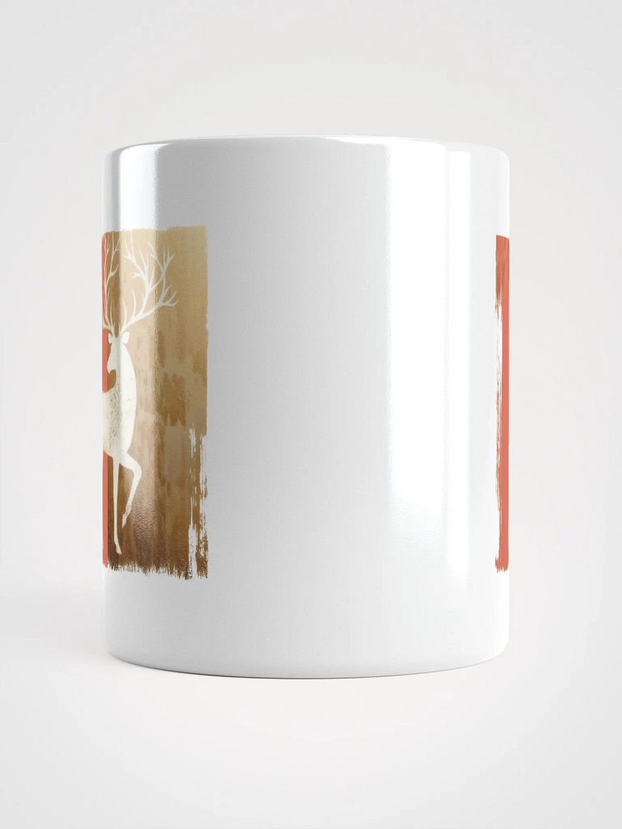 Holiday reindeer charm -white mug product image (10)