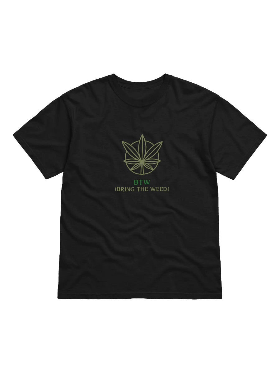 BTW Bring the Weed Circle T-Shirt product image (1)