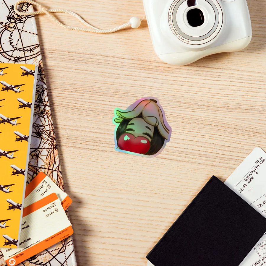 Heart Holographic Sticker product image (5)