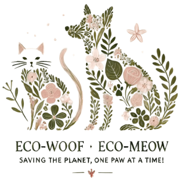 Eco-Woof & Eco-Meow: Floral Pet Duo Art product image (1)