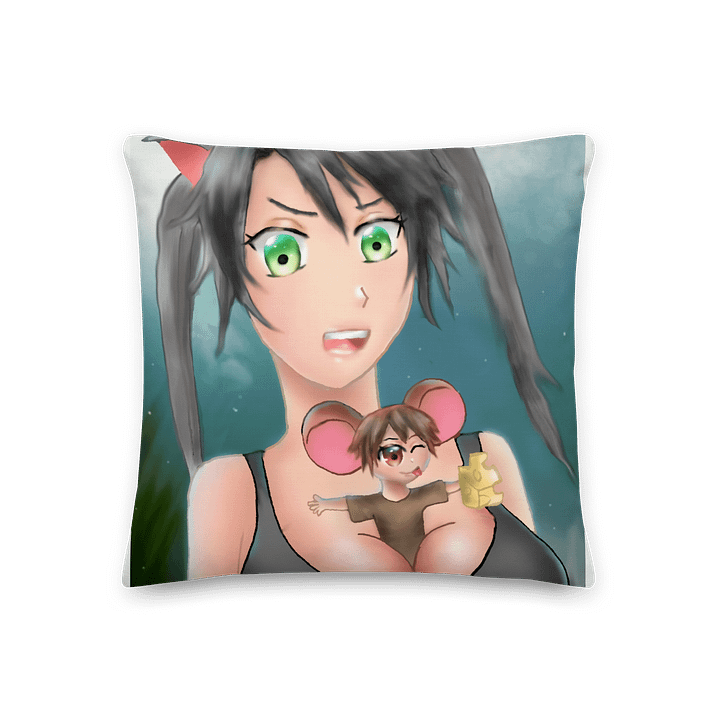 Tom and Jerry Genderbend pillow (art made by me) product image (2)