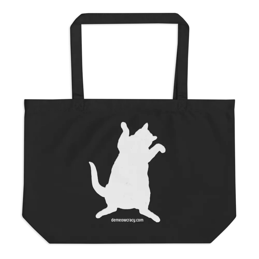 Dancing Demeowcracy Cat Tote Bag product image (2)