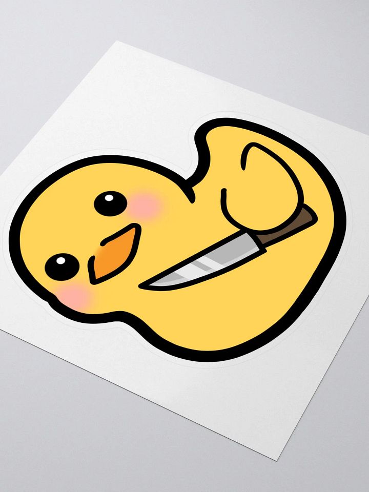 Stabby Duck Sticker product image (2)