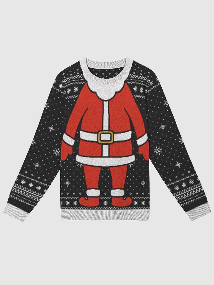 Happy Holidays Slogan Santa Sweater product image (2)