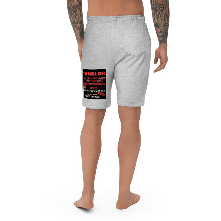 Pantalones cortos de polar para hombre para deportes The Mika King Wear,Fitness,No Pain No Gain Training Hard Edtion. product image (2)