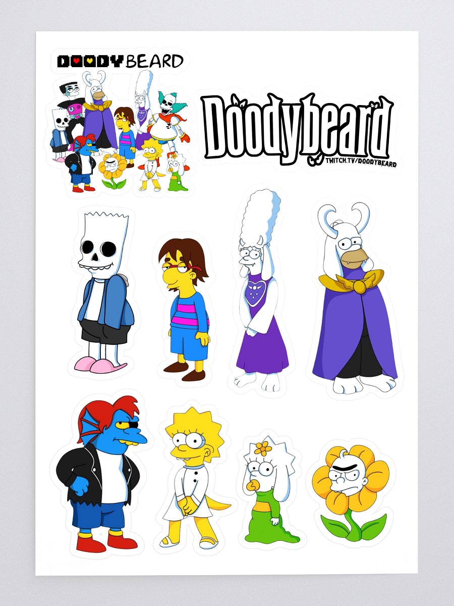 SIMPSONTALE STICKER PACK! product image (3)