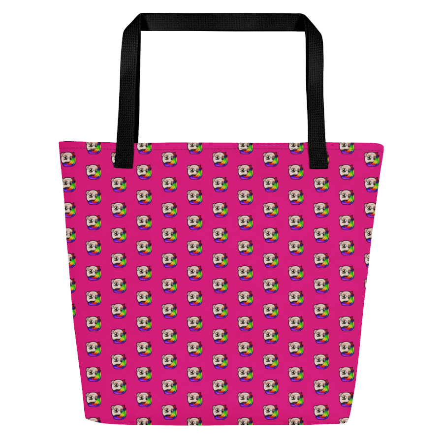 Hybrid Pride Large Tote Bag w/Pocket (Pink) product image (3)