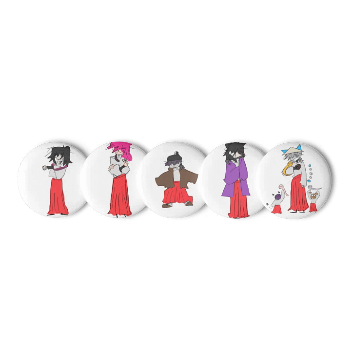 Moon Savers January pin buttons product image (3)