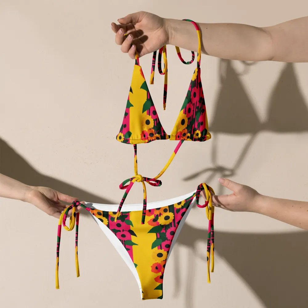 Floral Bliss String Bikini product image (6)